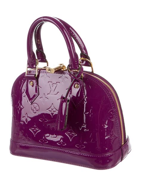 sac vernis louis vuitton|louis vuitton monogram alma.